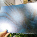 Blue frosted polycarbonate sheet for window and door